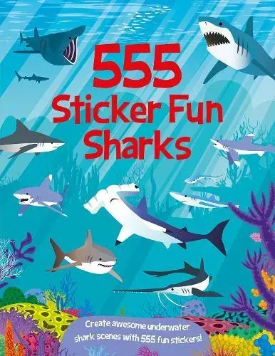555 Sticker Fun Sharks