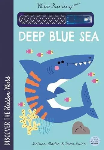 Hidden World - Water Painting Deep Blue Sea