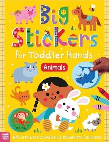 Big Stickers for Toddler Hands: Animals