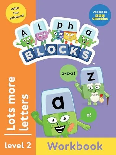 Alphablocks Lots More Letters (Orange Level Workbook)