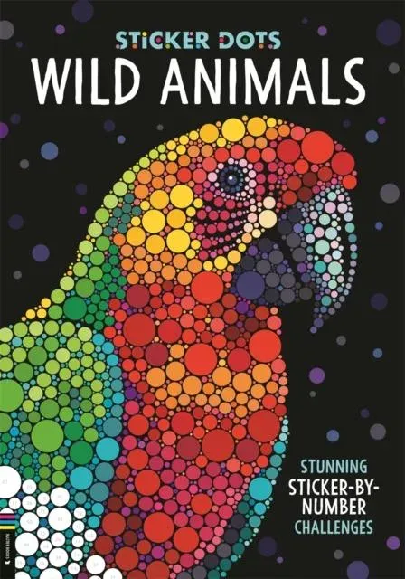 Sticker Dots: Wild Animals : Stunning Sticker by Numbers Challenges