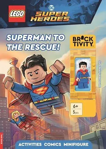 LEGO® DC Super Heroes: Superman to the Rescue Activity Book (with Superman™ minifigure)