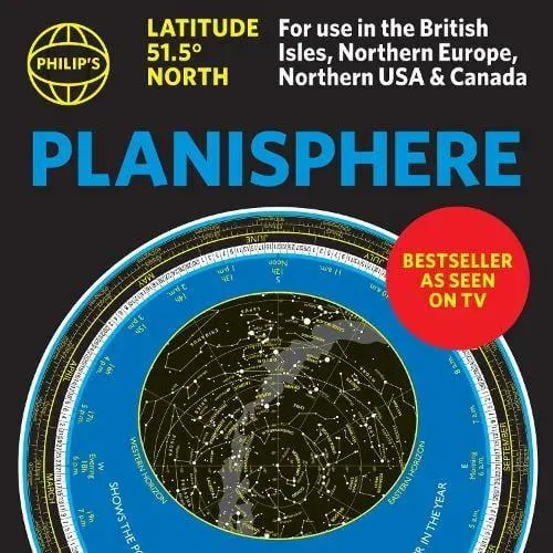 Philip's Planisphere (Latitude 51.5 North) : For use in Britain and Ireland, Northern Europe, Northern USA and Canada