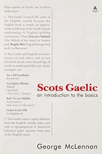 Scots Gaelic: an introduction to the basics