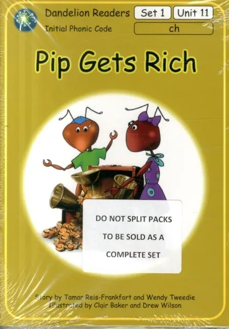Phonic Books Dandelion Readers Set 1 Units 11-20 : Consonant digraphs and simple two-syllable words