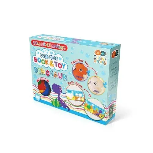 Magic Colour Changing Bath Book & Toy - Dinosaur