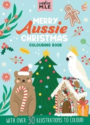 Merry Aussie Christmas Colouring Book