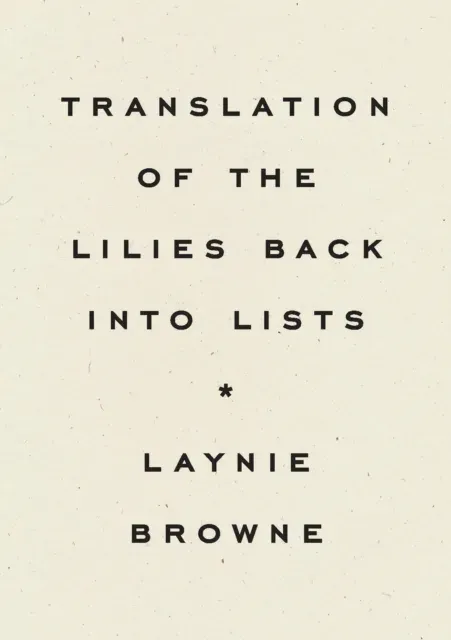 Translation of the Lilies Back into Lists