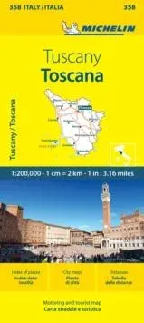 Toscana - Michelin Local Map 358