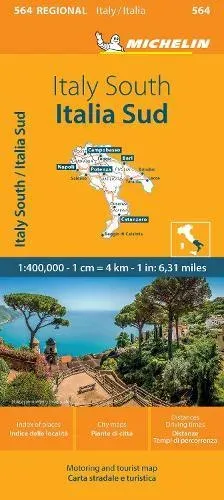 Italy South - Michelin Regional Map 564