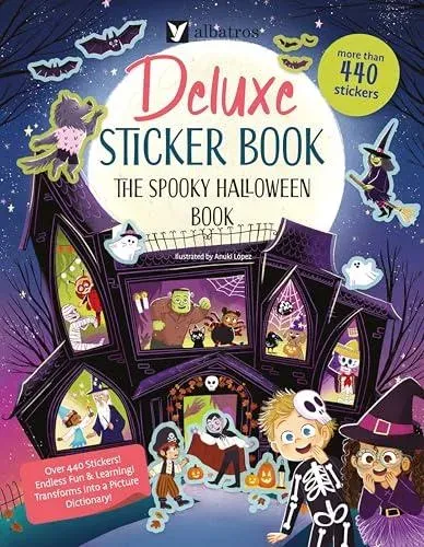 Deluxe Sticker Book: The Spooky Halloween Book