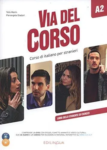 Via del Corso A2 - Libro dello studente ed esercizi (+ Audio + Video)