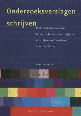 Onderzoeksverslagen schrijven