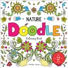 Nature Doodle Coloring Book