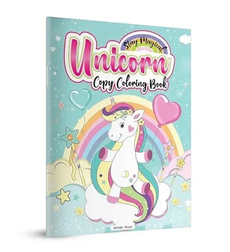 Stay Magical Unicorn Copy Coloring Book
