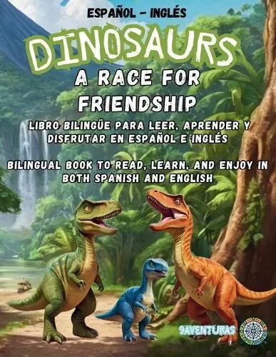 Dinosaurs: A Race for Friendship / Dinosaurios, una Carrera por la Amistad : A bilingual interactive book to read, play, and learn in Spanish or English / Un libro interactivo bilingüe para leer, jugar y aprender en español o inglés