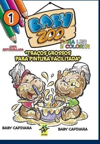 Baby Zoo Para Ler E Colorir